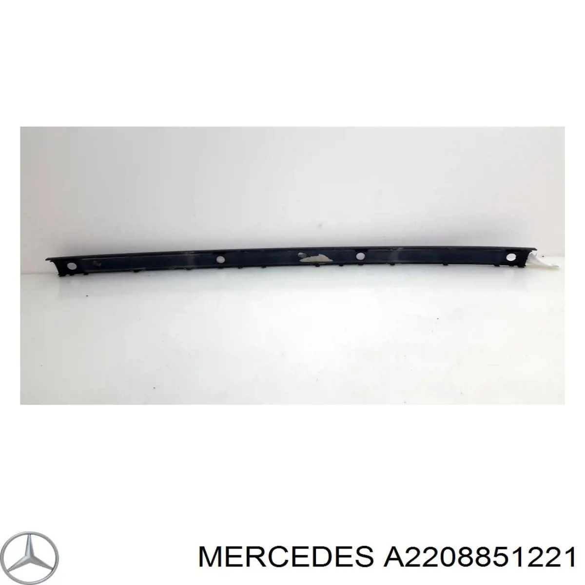Накладка бампера заднего центральная Mercedes A2208851221 цена, от 31.67 USD