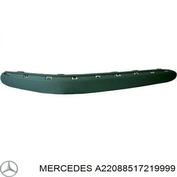 A22088517219999 Mercedes накладка бампера переднего левая