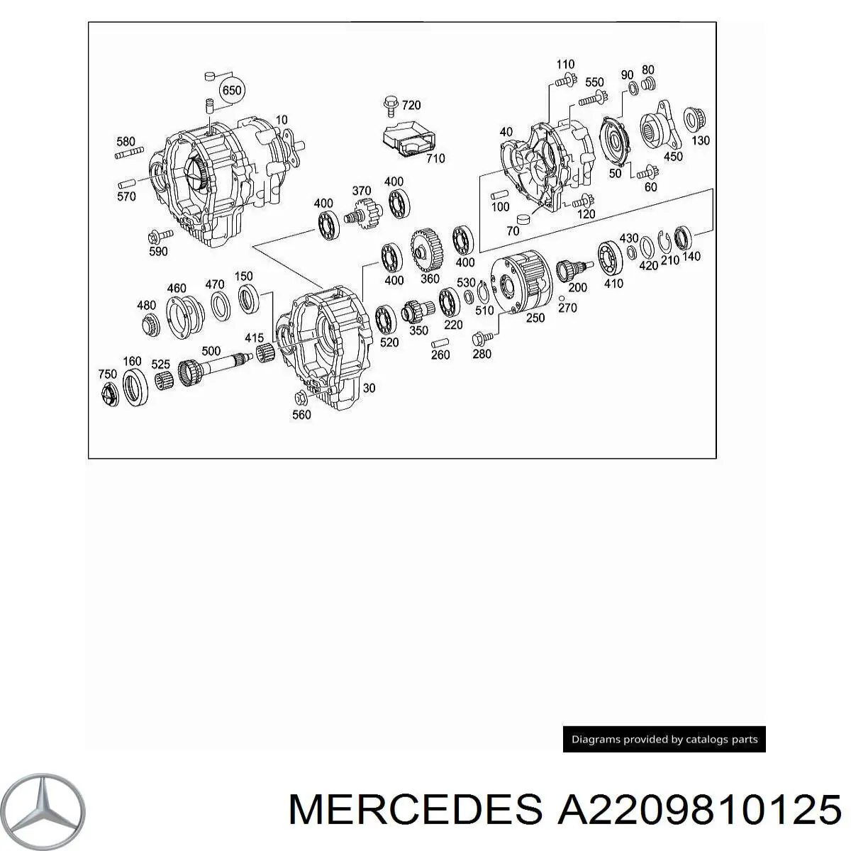 Купить A2209810125 Mercedes 