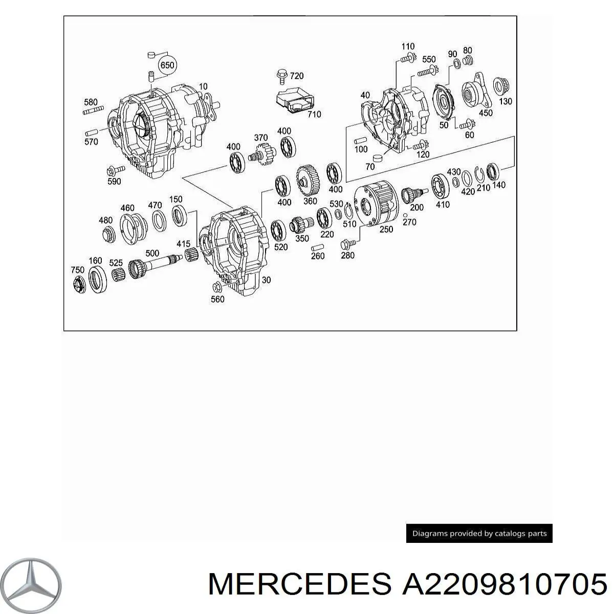 Подшипник ступицы колеса Mercedes A2209810705 цена, от 17.90 USD