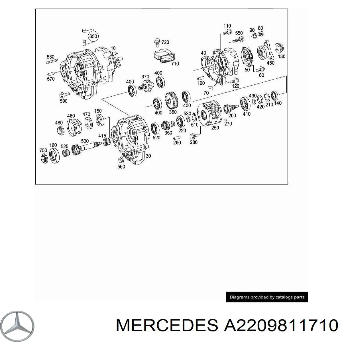 Подшипники коробки передач КПП Mercedes A2209811710 цена, от 2.89 USD