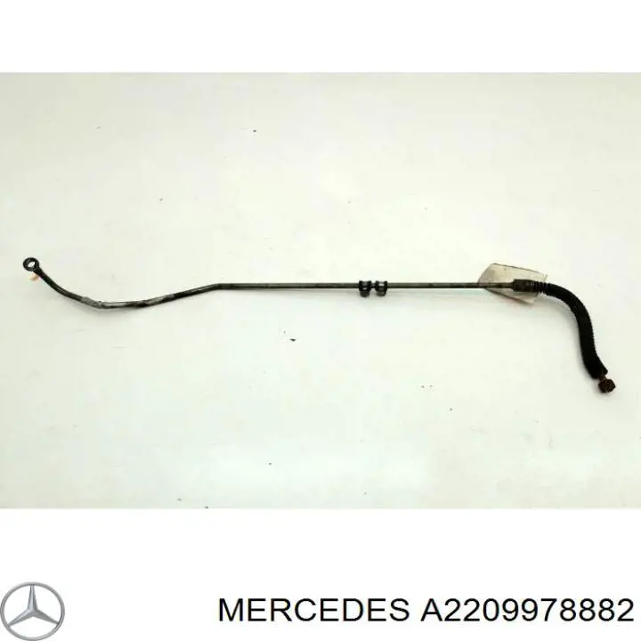 Купить A2209978882 Mercedes Шланг ГУР от рейки к радиатору