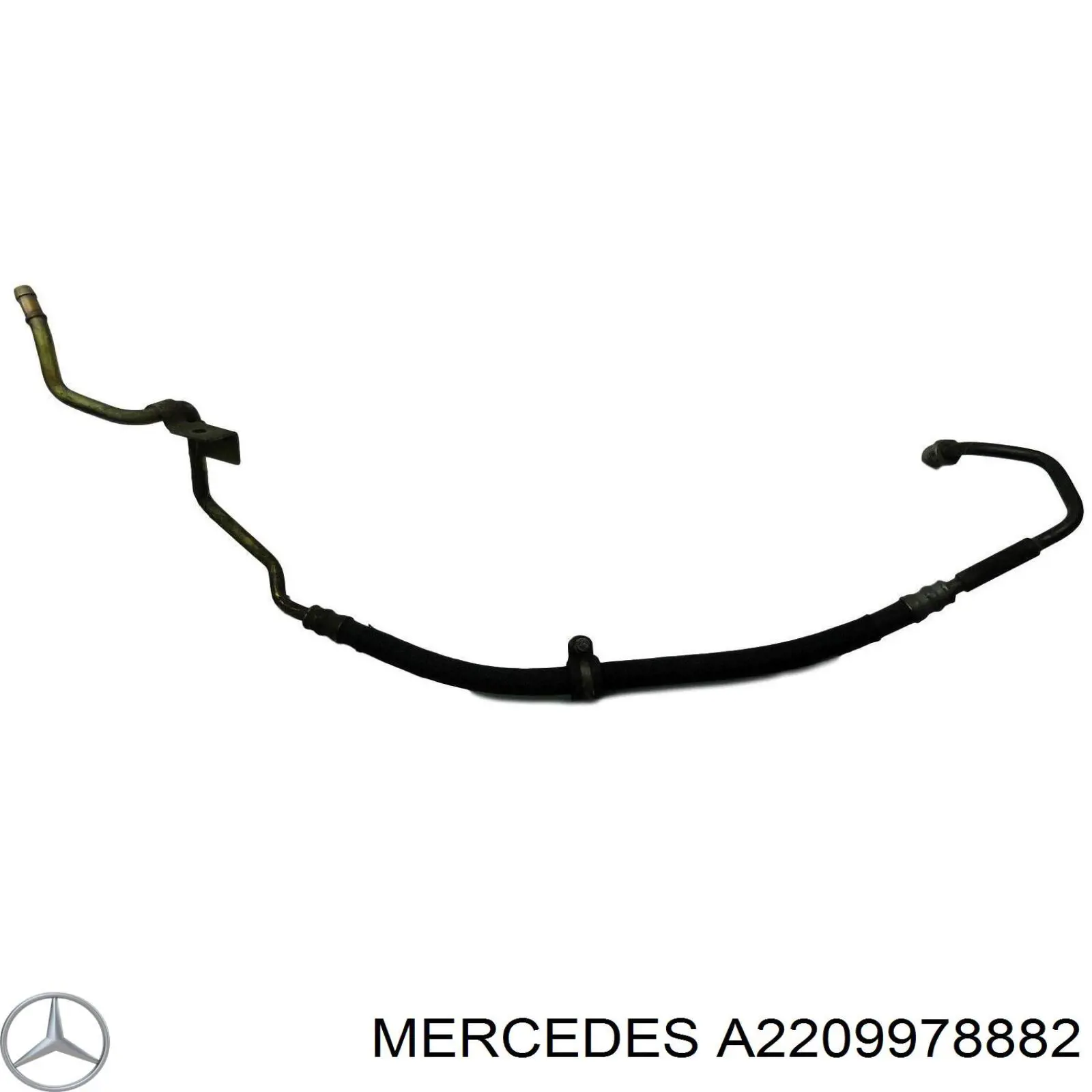 Шланг ГУР низкого давления, от рейки (механизма) к радиатору Mercedes A2209978882 цена, от 15.54 USD