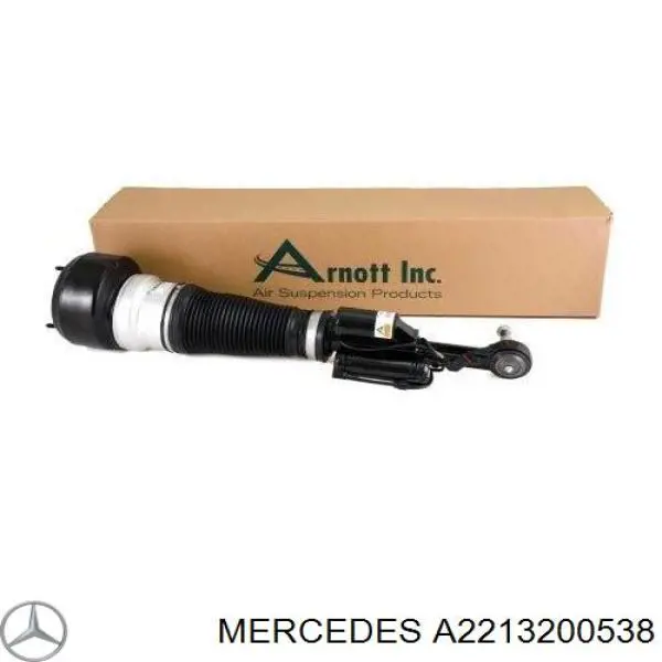 A2213200538 Mercedes amortecedor dianteiro direito