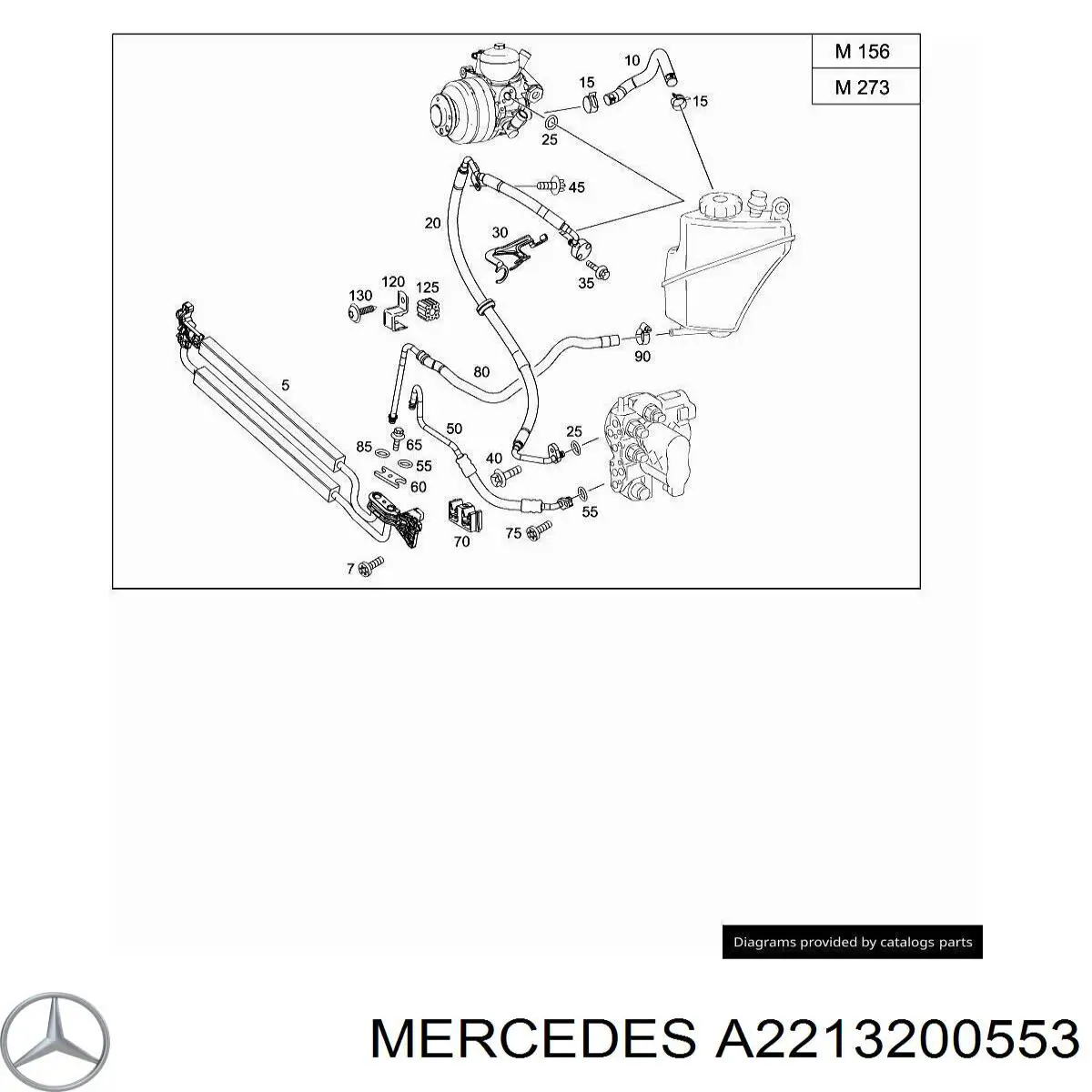 A2213200553 Mercedes 