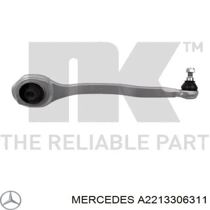 Купить A2213306311 Mercedes Рычаг передней подвески левый