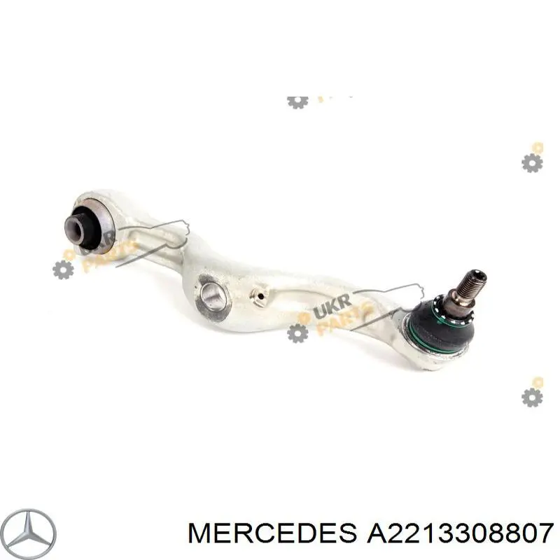 A2213308807 Mercedes braço oscilante inferior direito de suspensão dianteira