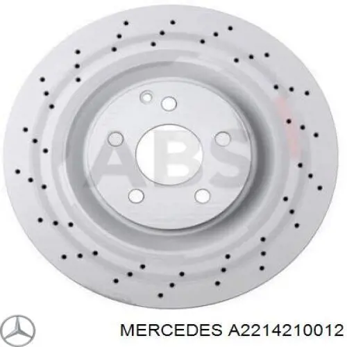 Купить A2214210012 Mercedes Ротор тормозной