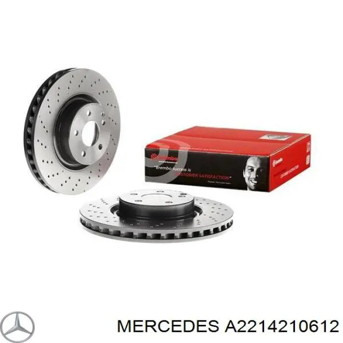 Тормоз дисковый передний Mercedes A2214210612 цена, от 94.08 USD