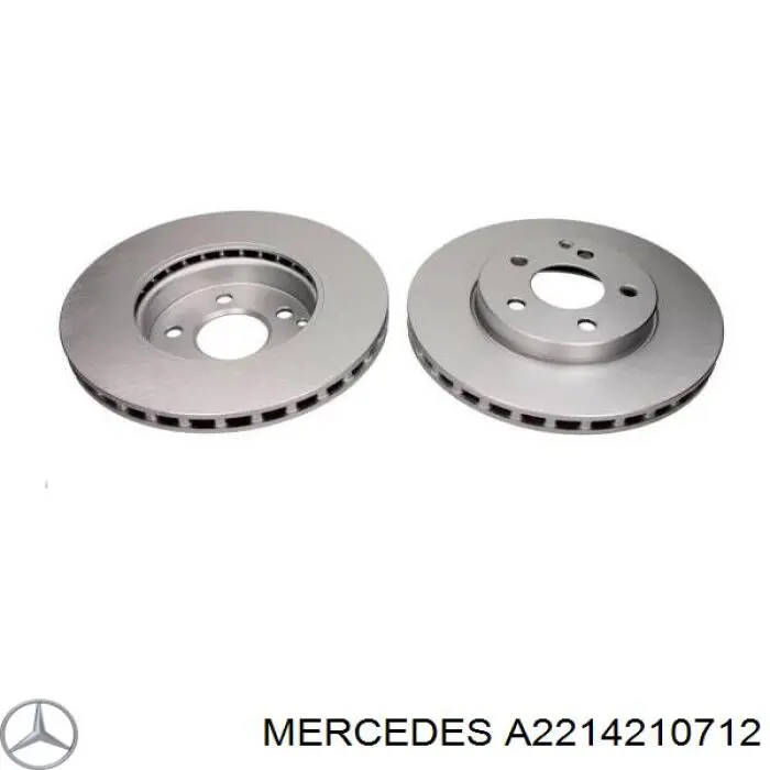 Тормоз дисковый передний Mercedes A2214210712 цена, от 35.71 USD