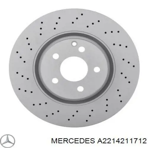 Купить A2214211712 Mercedes Ротор тормозной