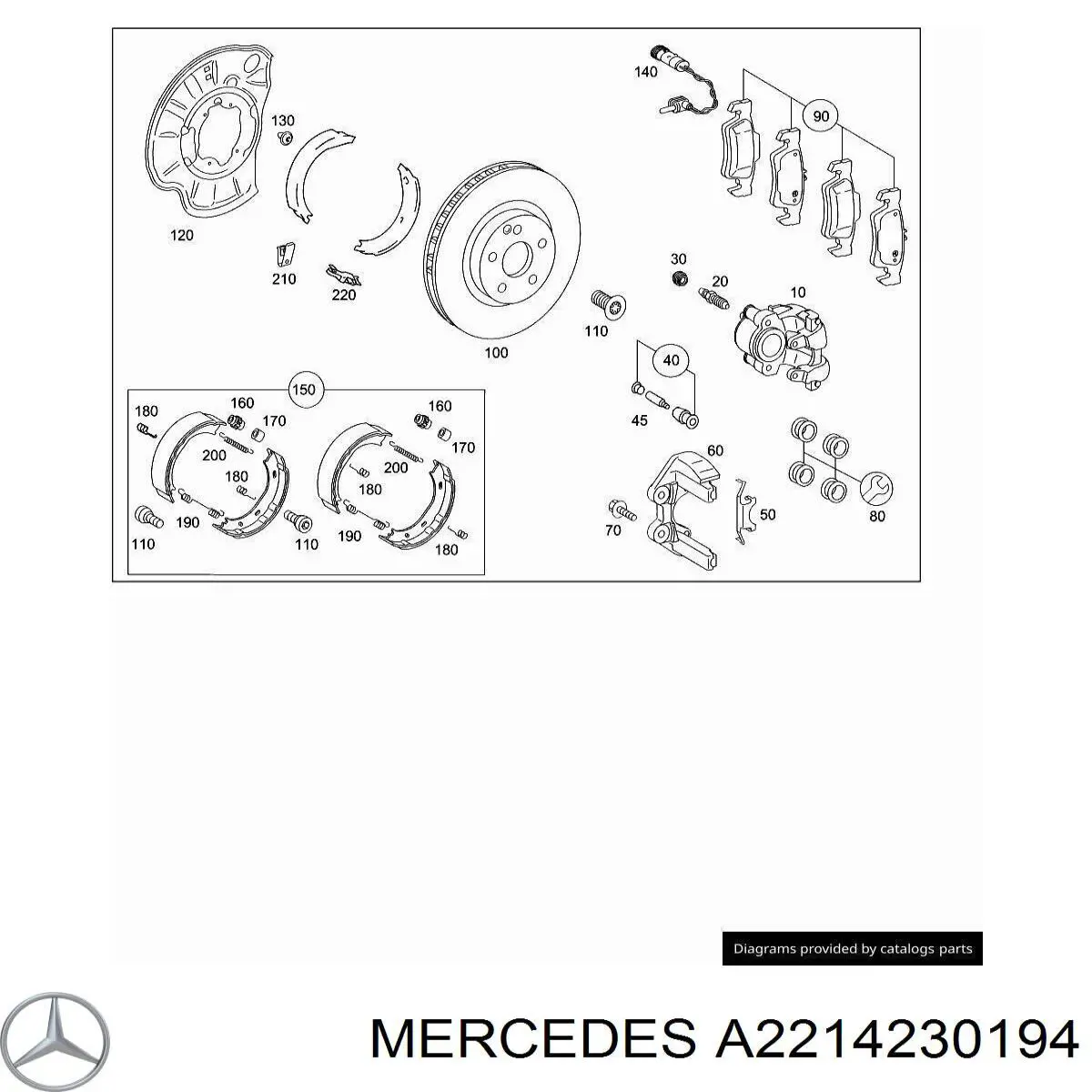 A2214230194 Mercedes 