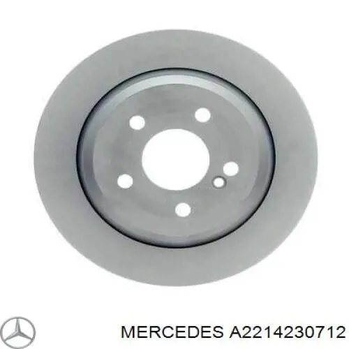 Купить A2214230712 Mercedes Диск тормозной задний