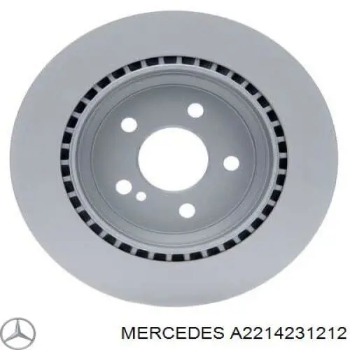 Задний тормозной диск Mercedes A2214231212 цена, от 56.62 USD