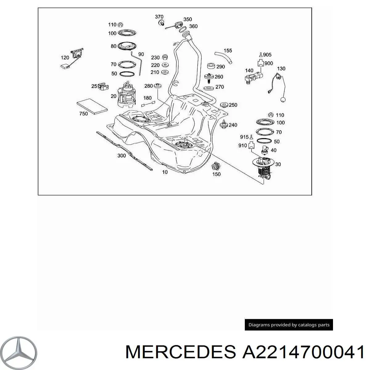 A2214700041 Mercedes 