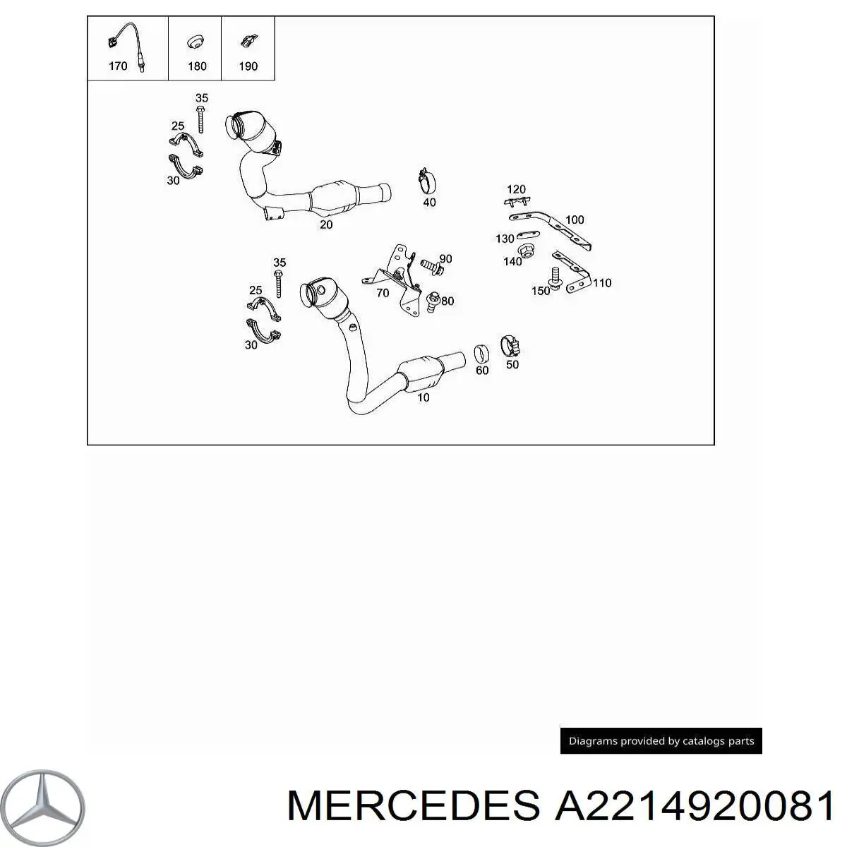  Mercedes A2214920081 цена, от 48.42 USD