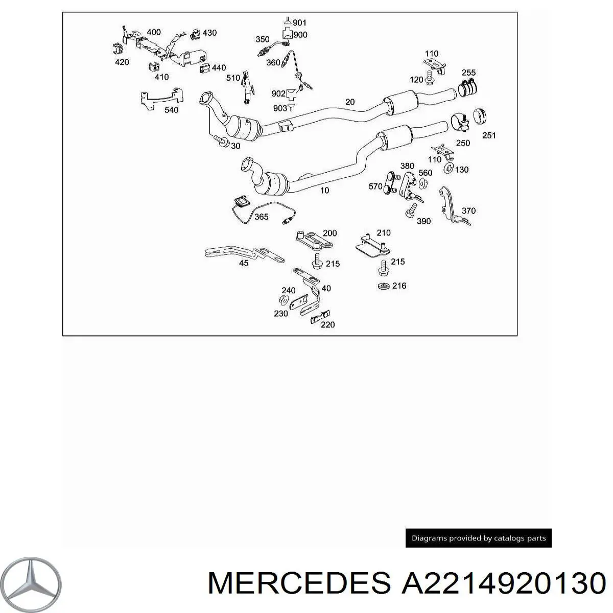  Mercedes A2214920130 цена, от 8.47 USD