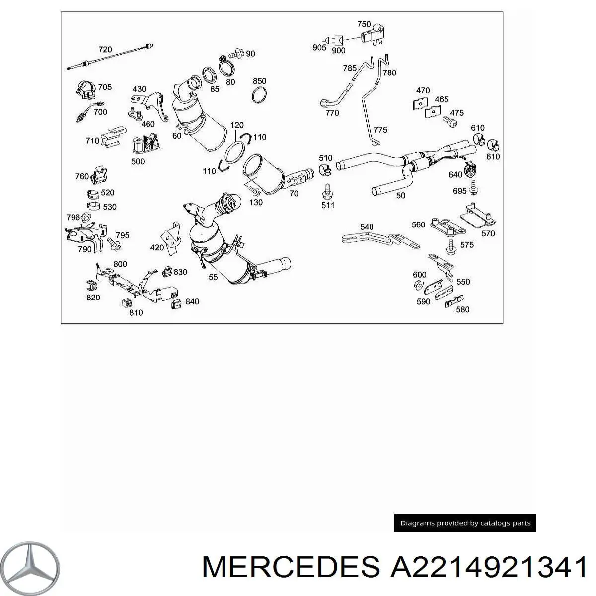  Mercedes A2214921341 цена, от 14.11 USD