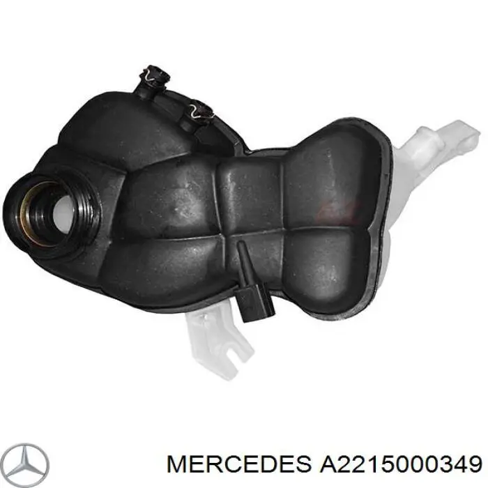 Tanque de expansão do sistema de esfriamento Mercedes A2215000349