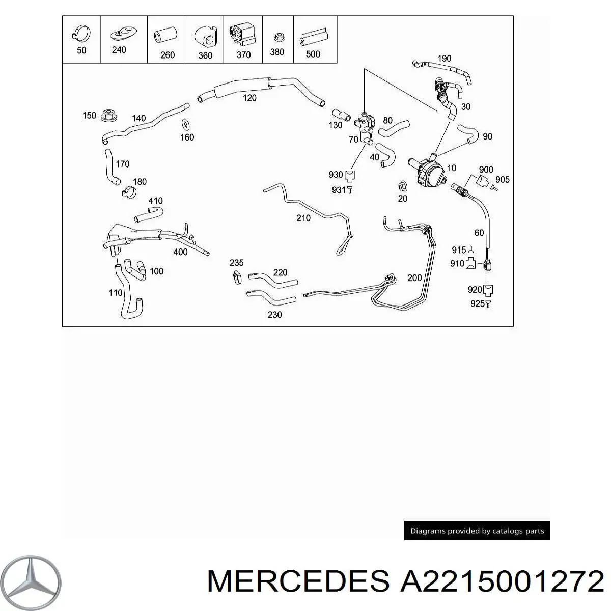 A2215001272 Mercedes 