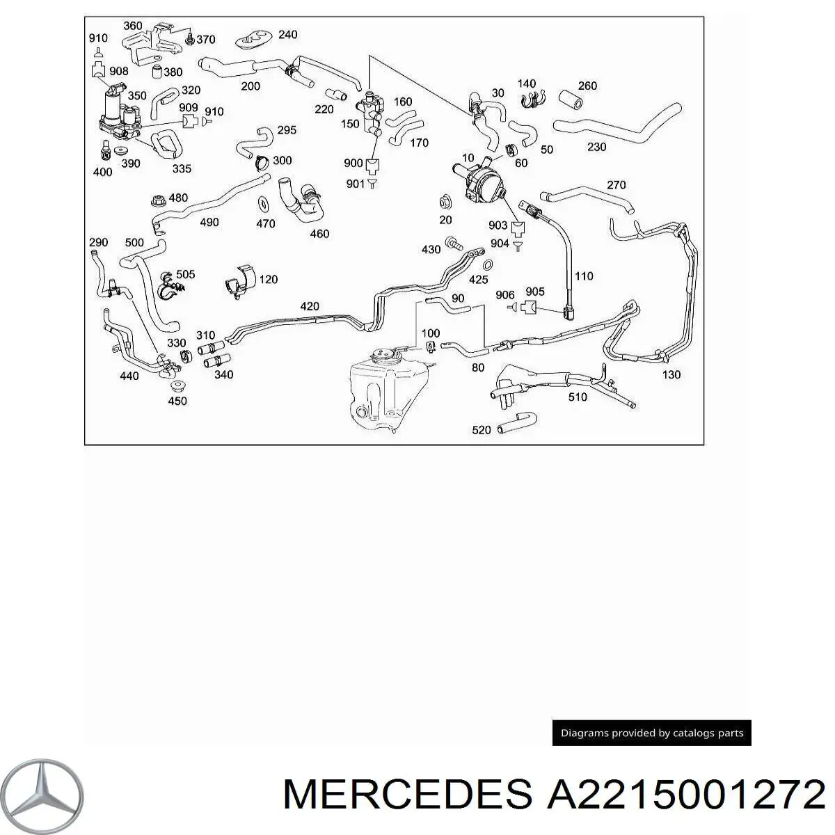  Mercedes A2215001272 цена, от 45.61 USD