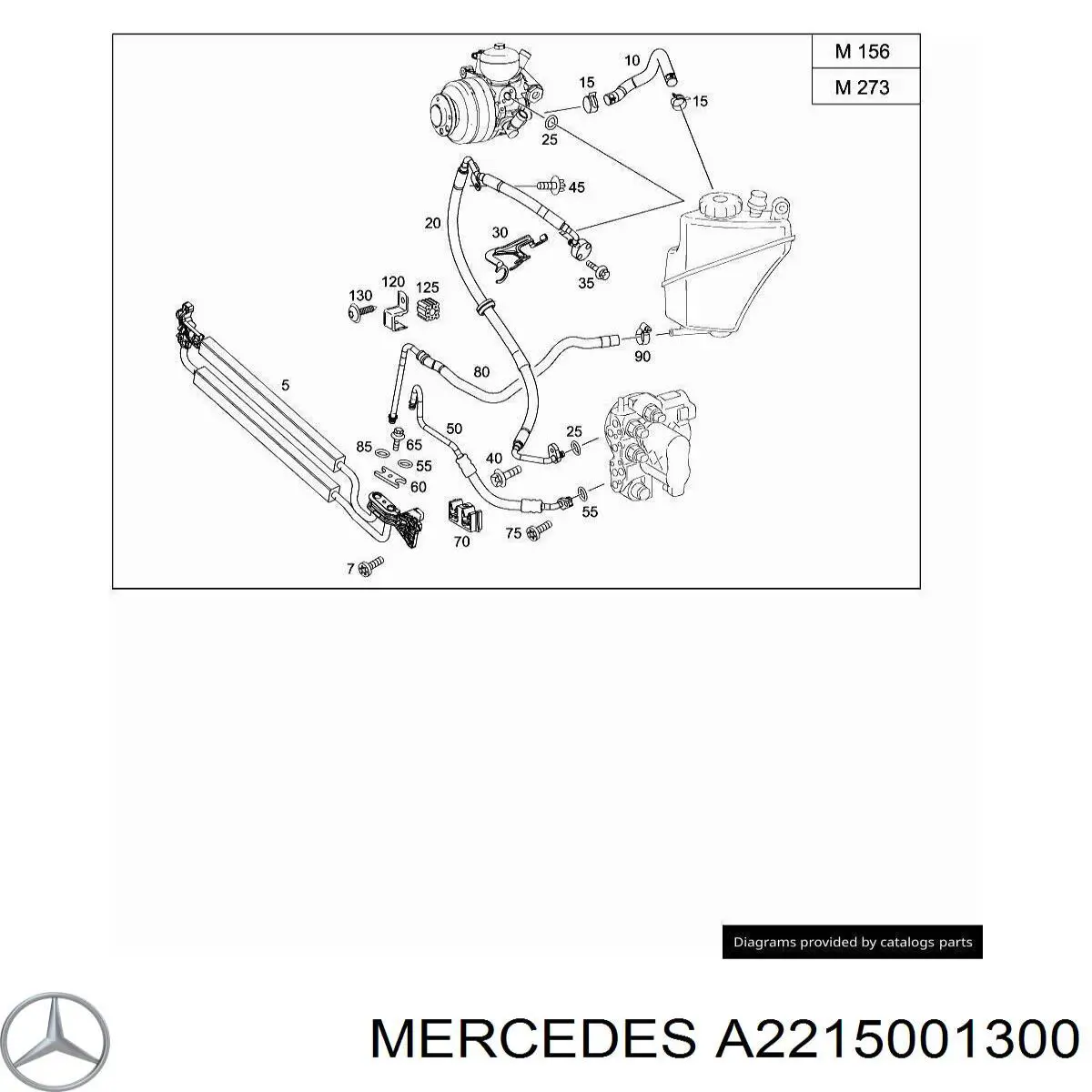 A2215003500 Mercedes 