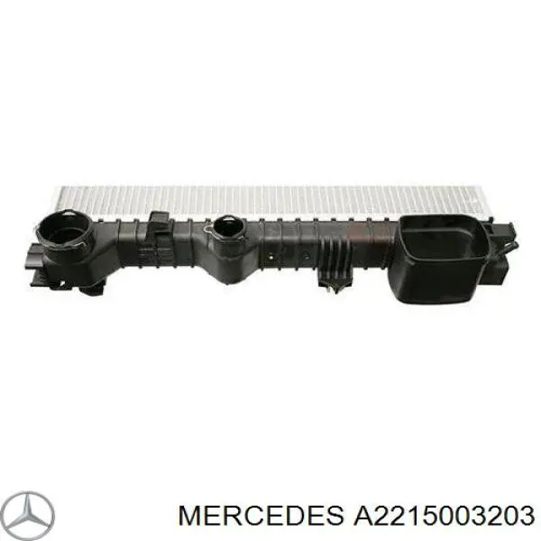 A2215003203 Mercedes radiador de esfriamento de motor