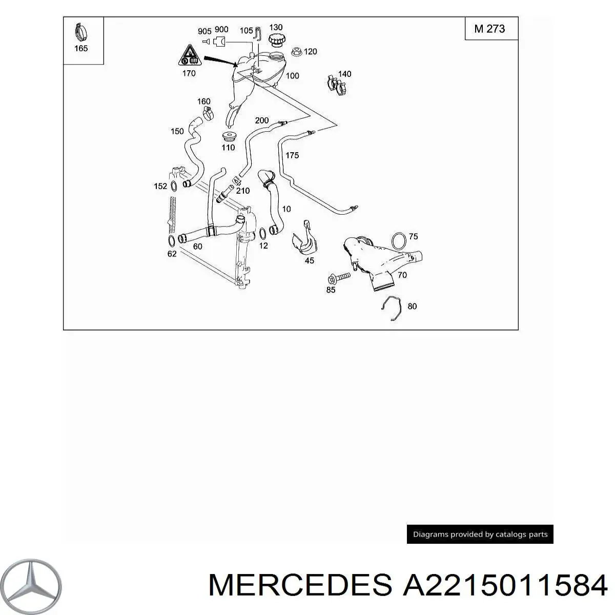 A2215011584 Mercedes 