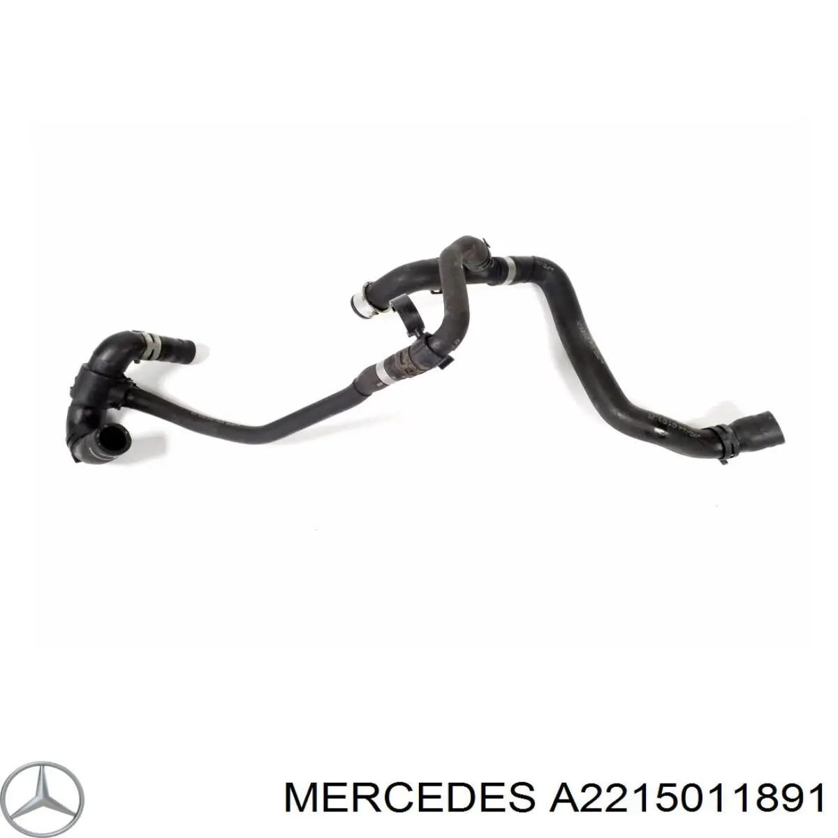 A2215011891 Mercedes шланг расширительного бачка нижний