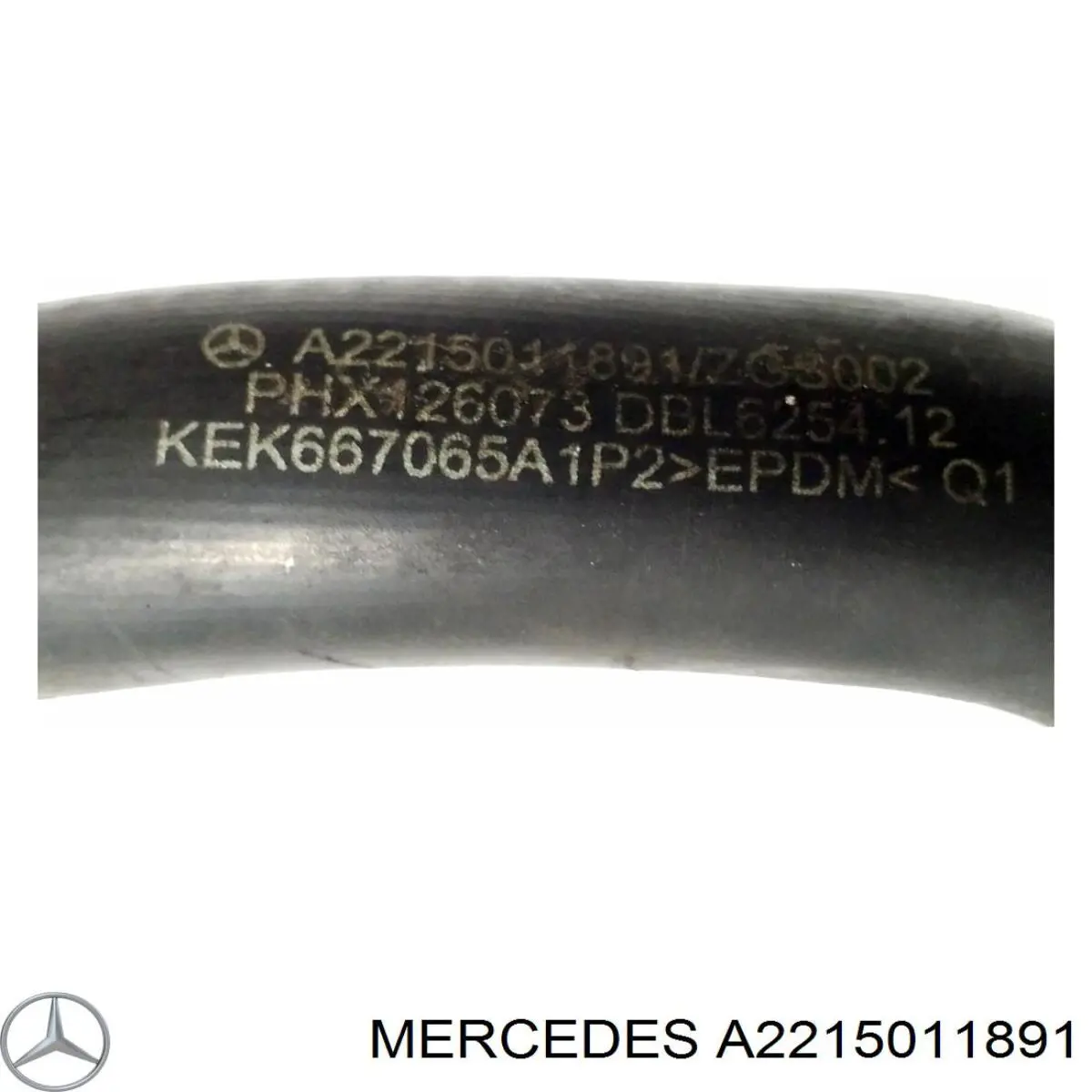 Шланг расширительного бачка нижний Mercedes A2215011891 цена, от 50.68 USD