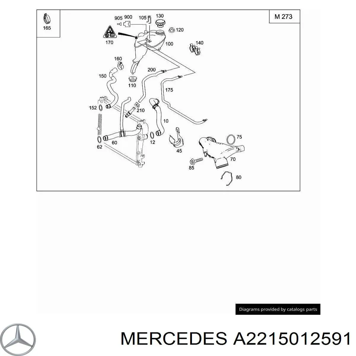  A2215012591 Mercedes