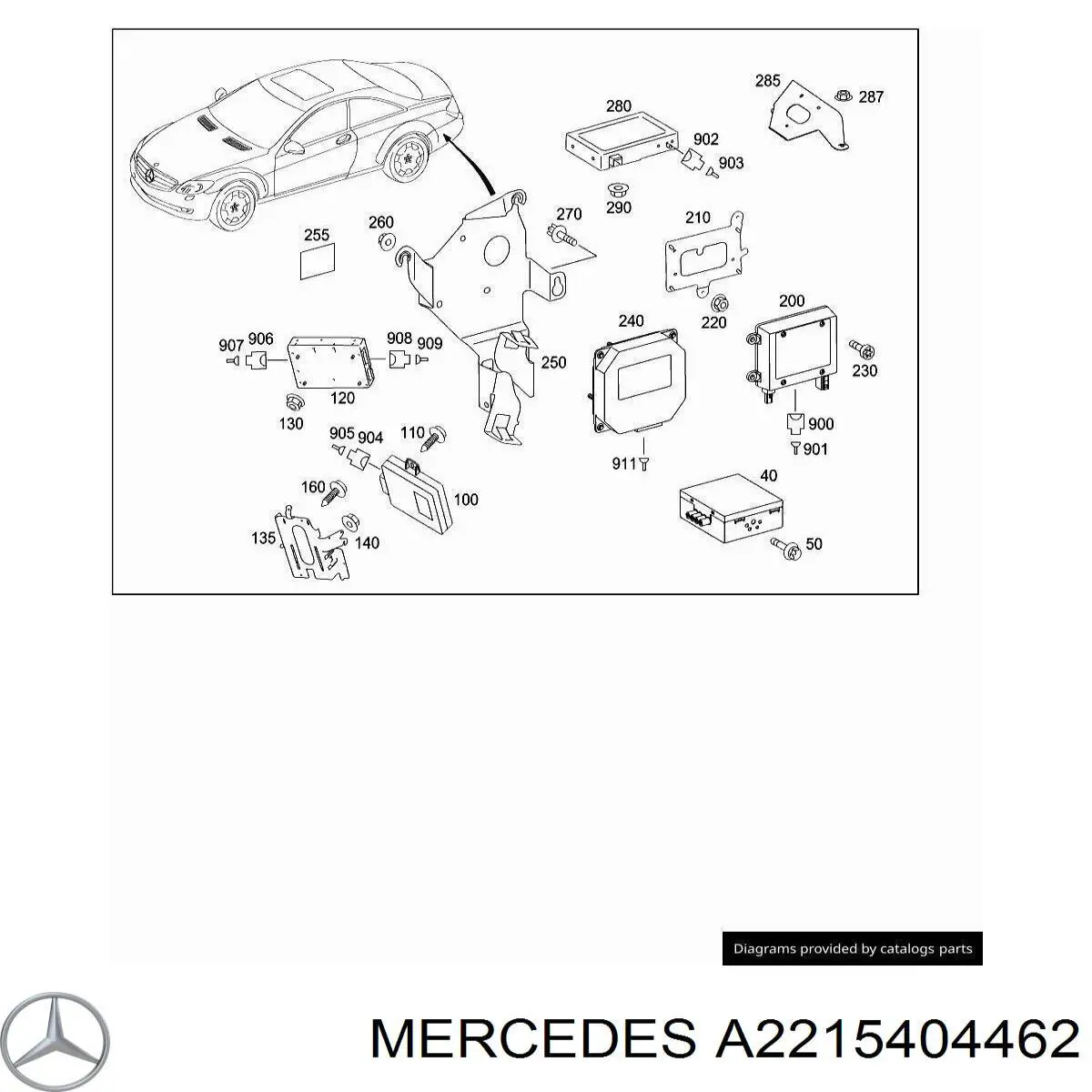 A2215404462 Mercedes 