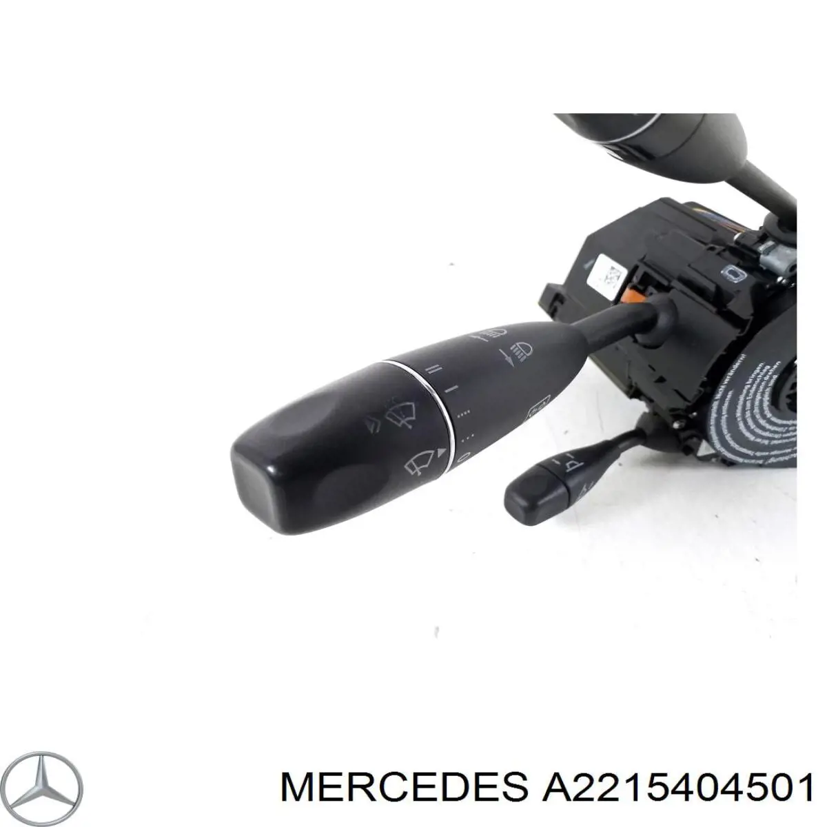 A2215404501 Mercedes comutador instalado na coluna da direção, montado