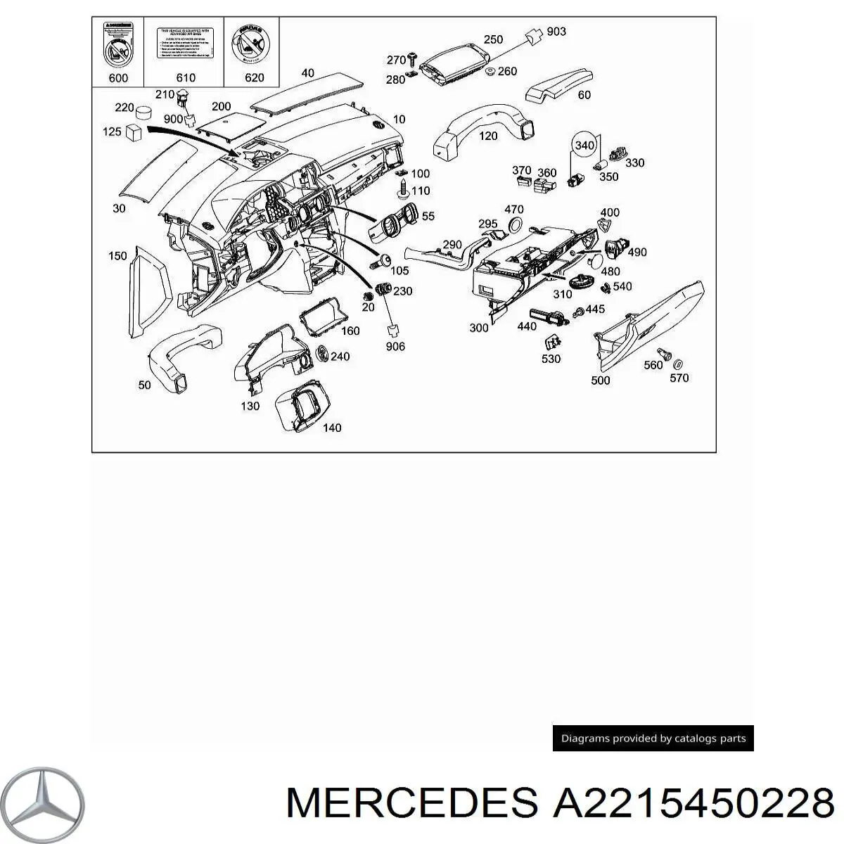Купить A2215450228 Mercedes 