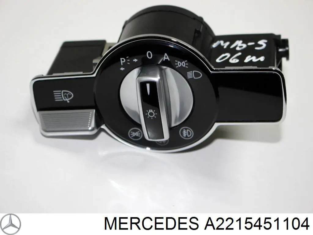 A2215451104 Mercedes Переключатели электрические (переключатель света центральный)
