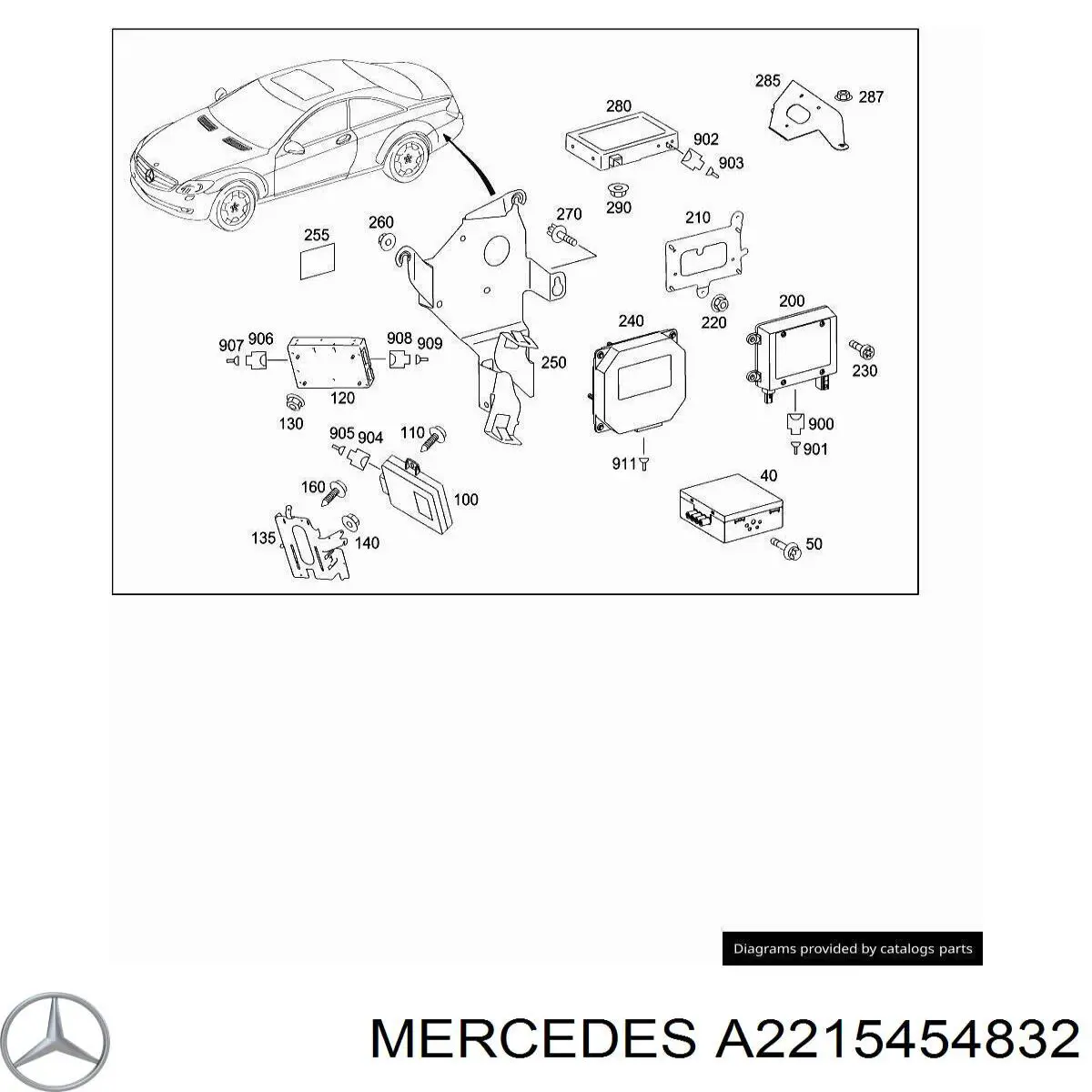  A2215454832 Mercedes