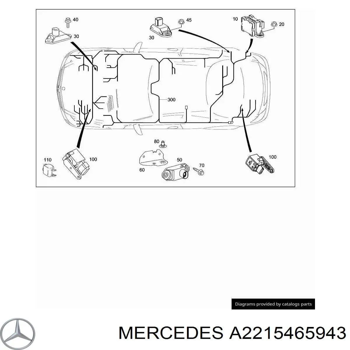 A2215465943 Mercedes 