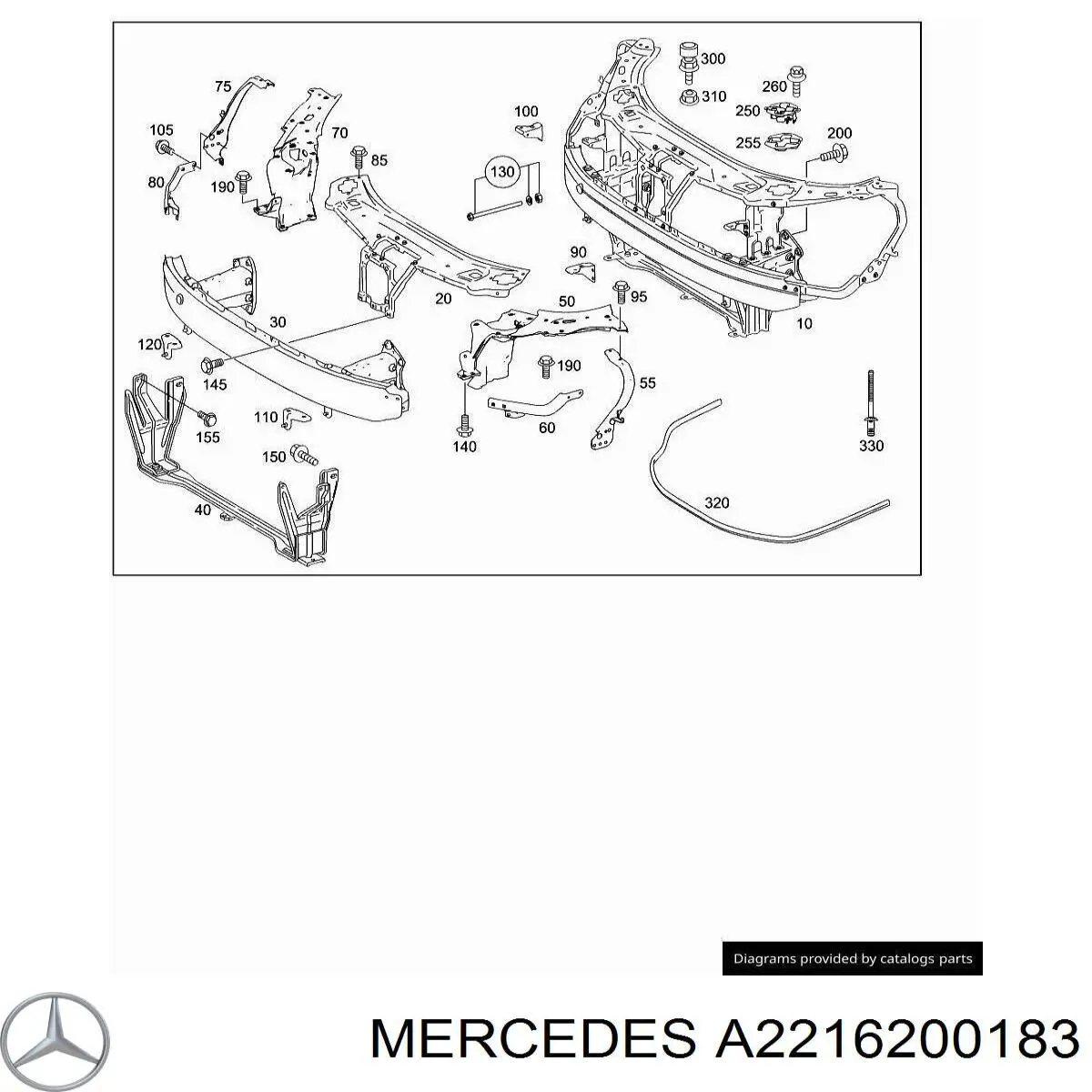 A2216200183 Mercedes 