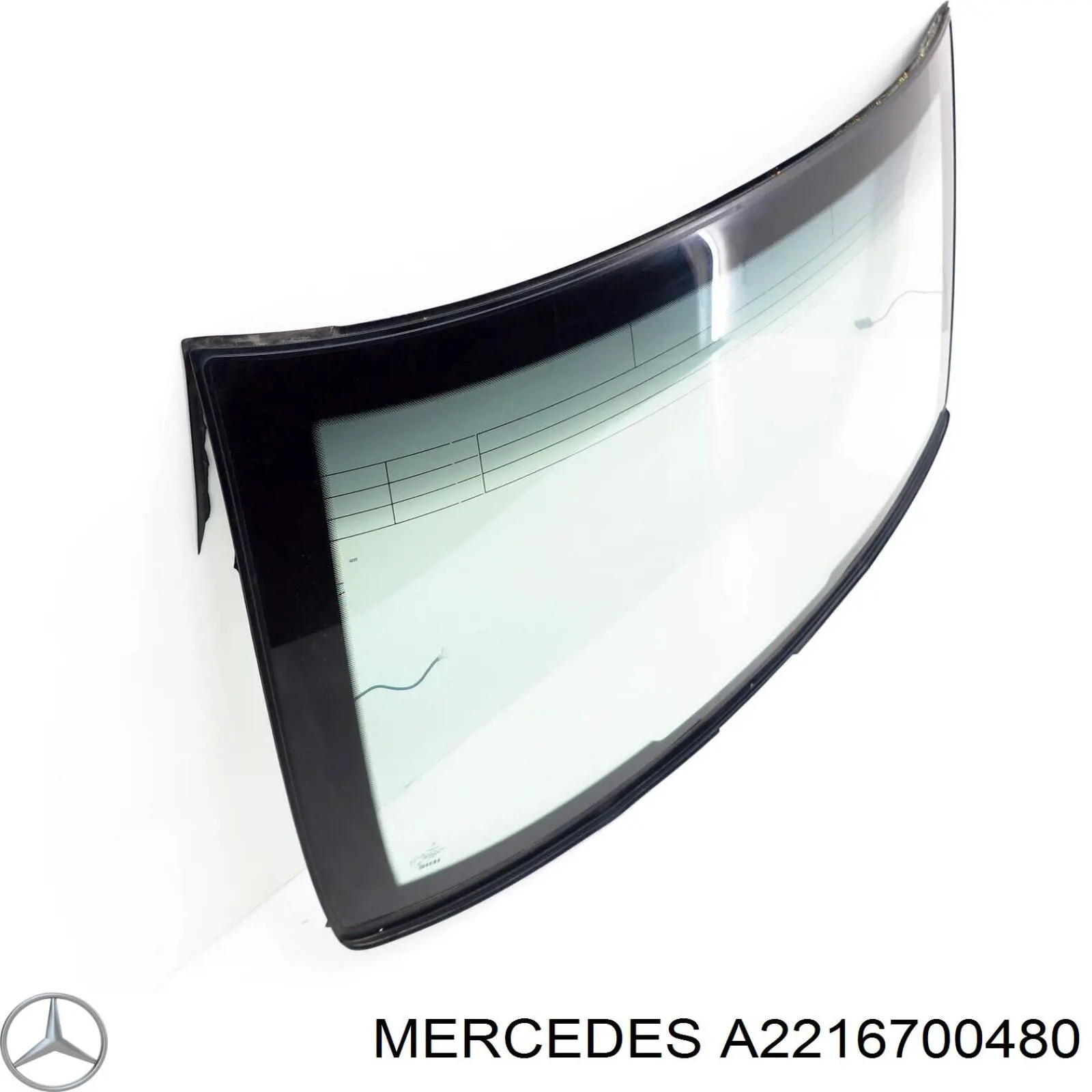 2216700480 Mercedes стекло заднее