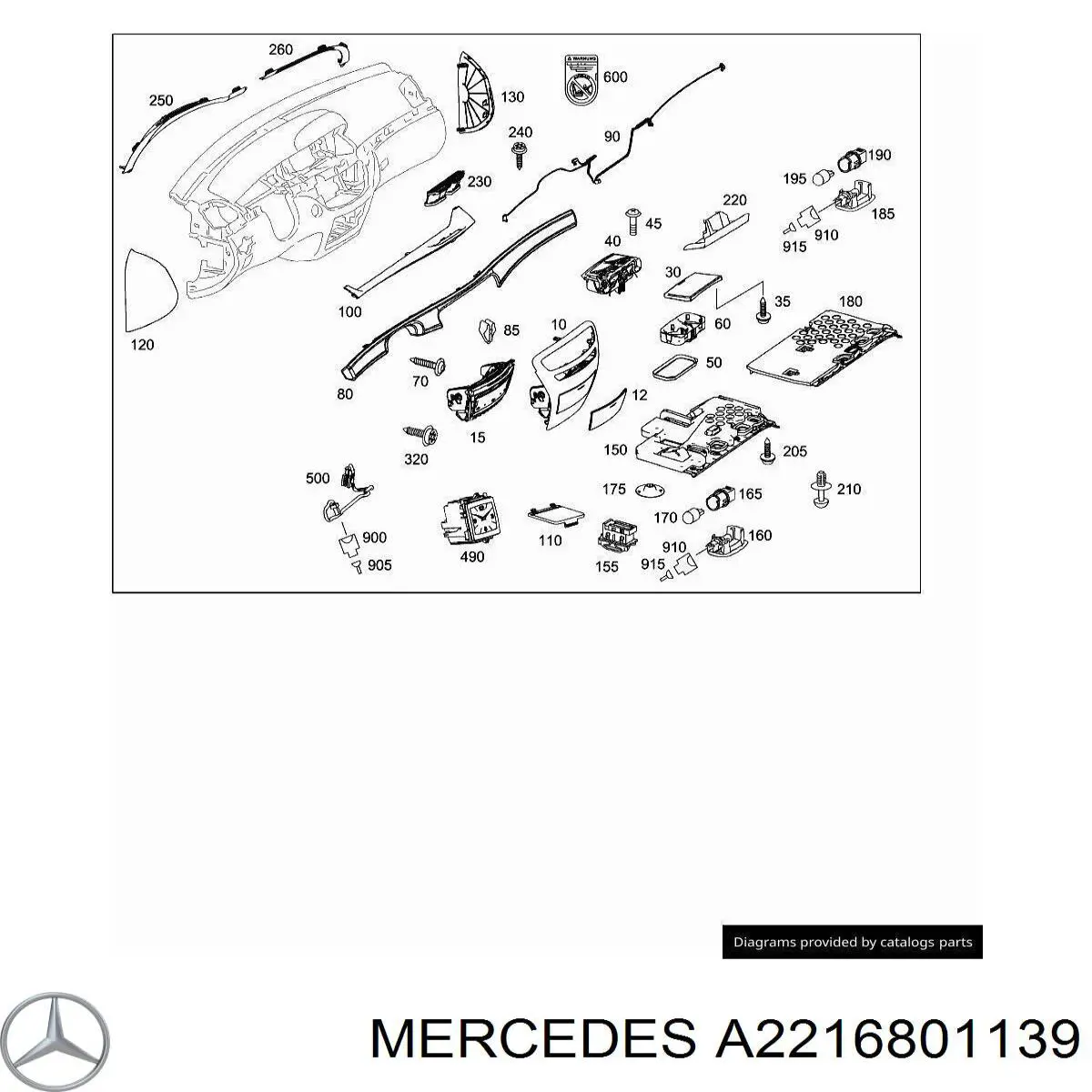  A2216801139 Mercedes