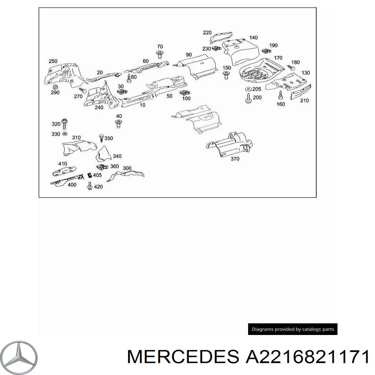 Купить A2216827871 Mercedes 
