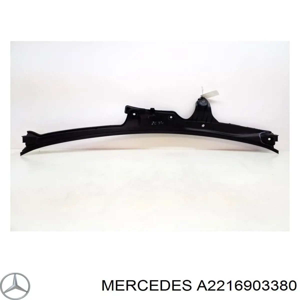 2216903380 Mercedes Молдинг опускного стекла двери передней, левой