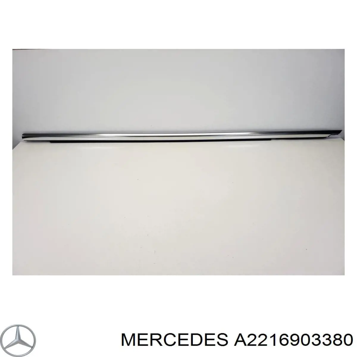 Купить 2216903380 Mercedes Молдинг опускного стекла двери передней левой