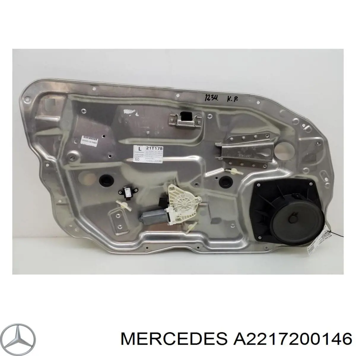Mecanismo de acionamento de vidro da porta dianteira esquerda para Mercedes S (W221)