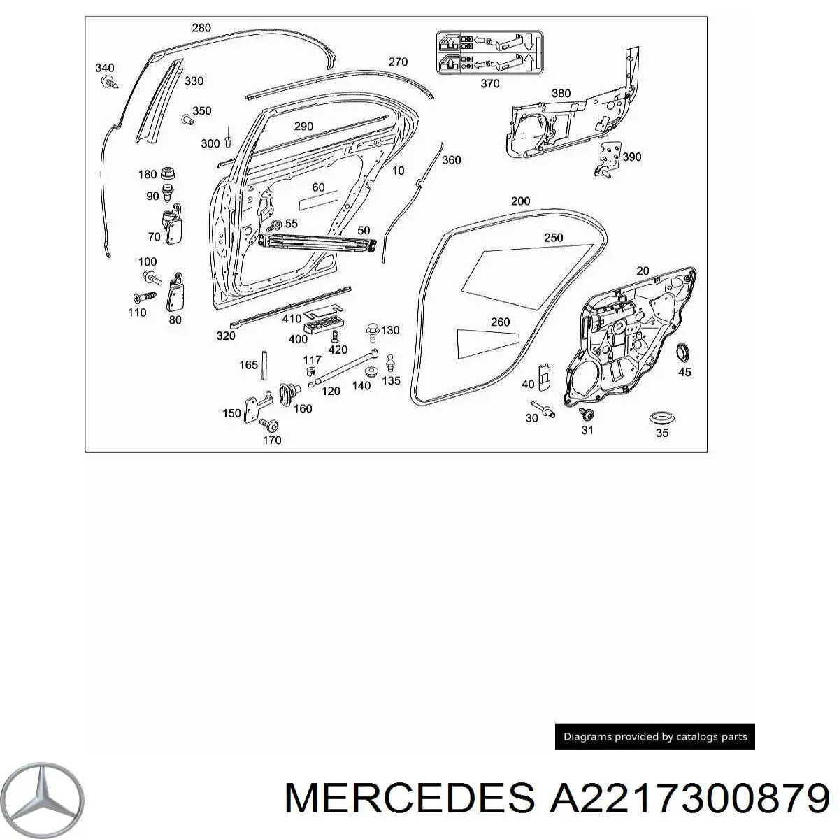  Mercedes A2217300879 цена, от 12.74 USD