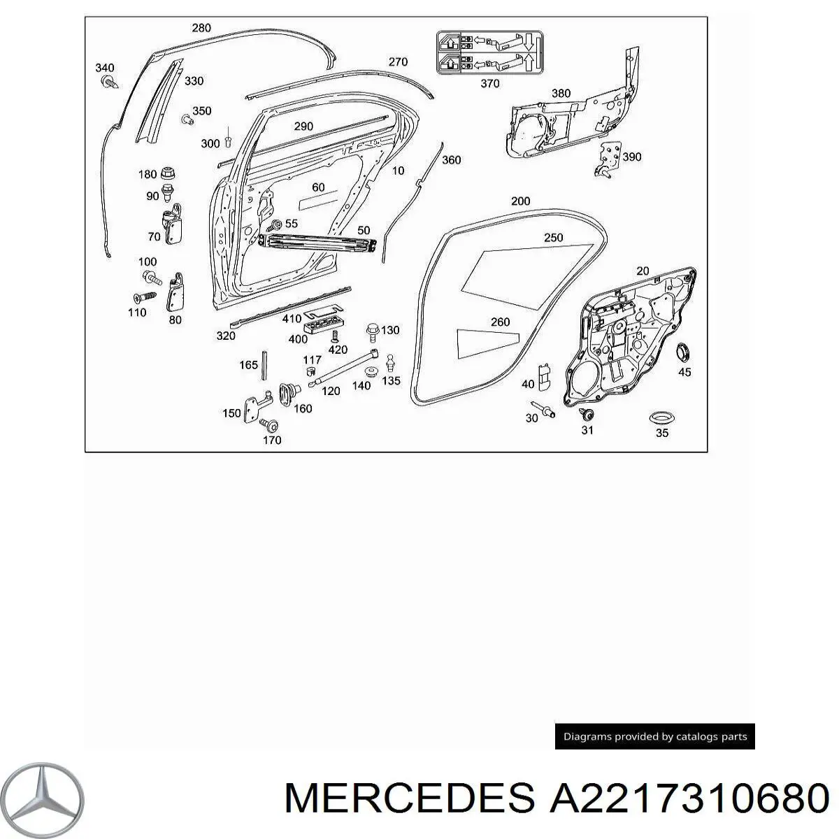 2217310680 Mercedes 