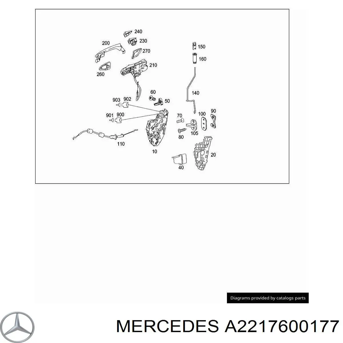 A2217600177 Mercedes 