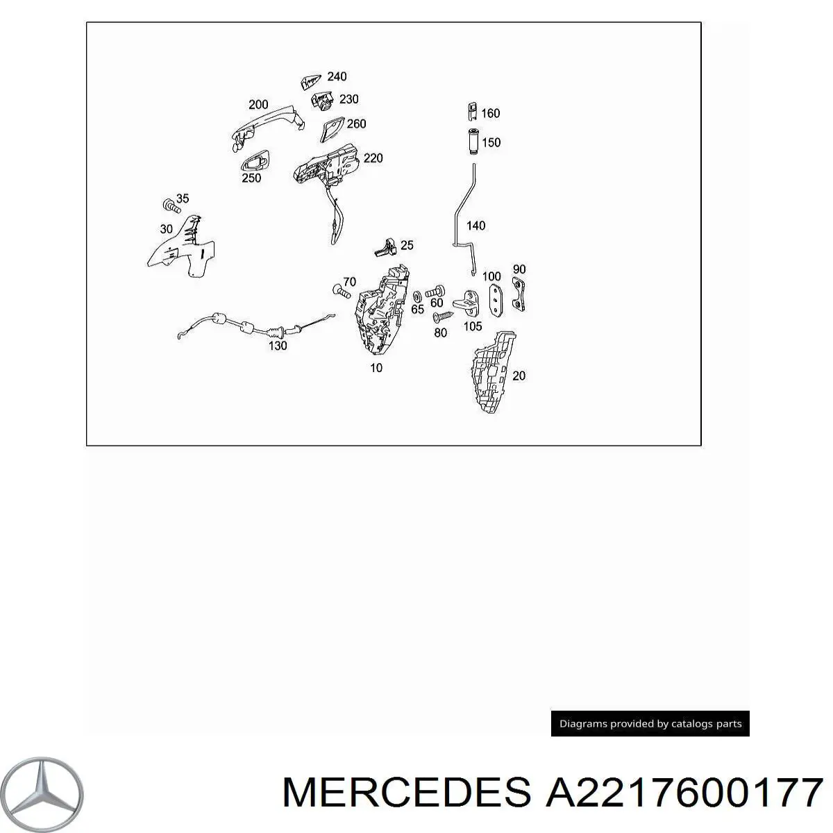  Mercedes A2217600177 цена, от 16.87 USD