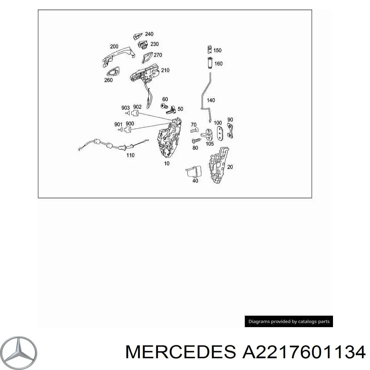 2217601134 Mercedes 