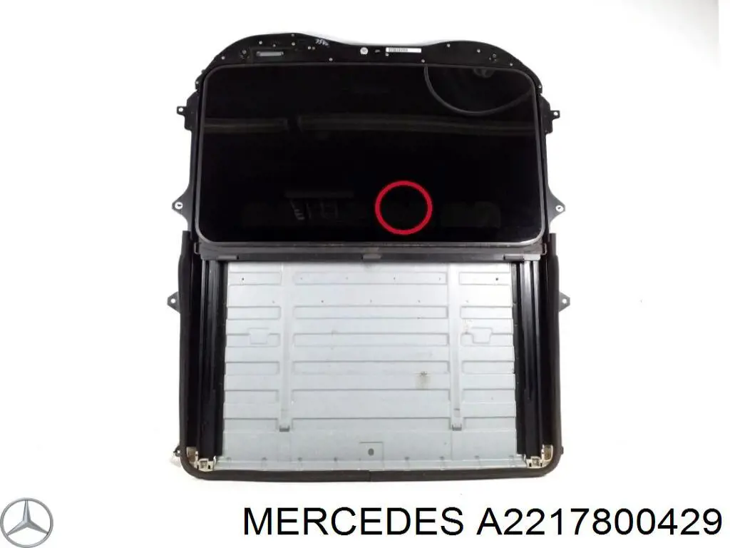 Детали люков облицовки кузова на Mercedes S (W221)